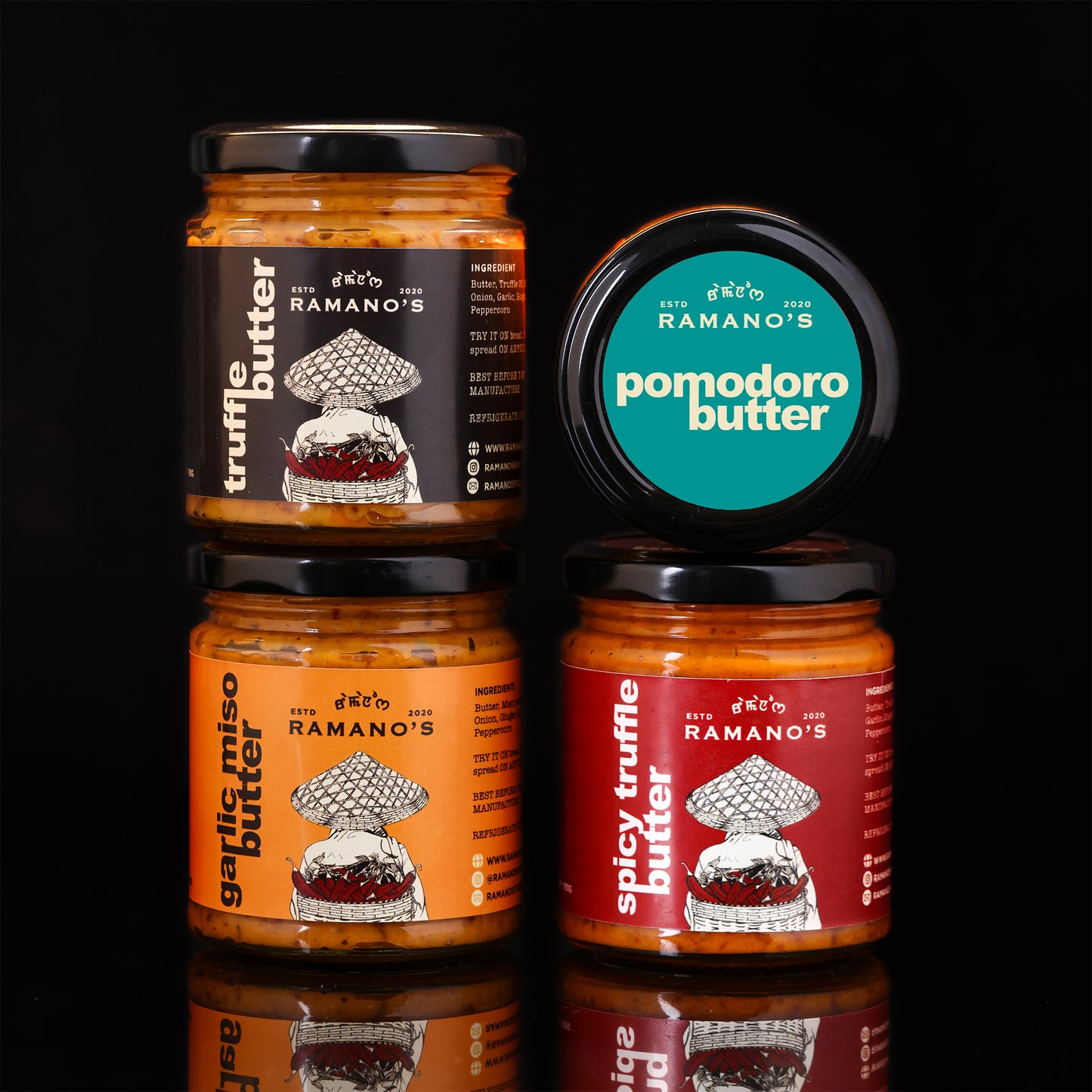 Flavoured Butter gift pack of 4
